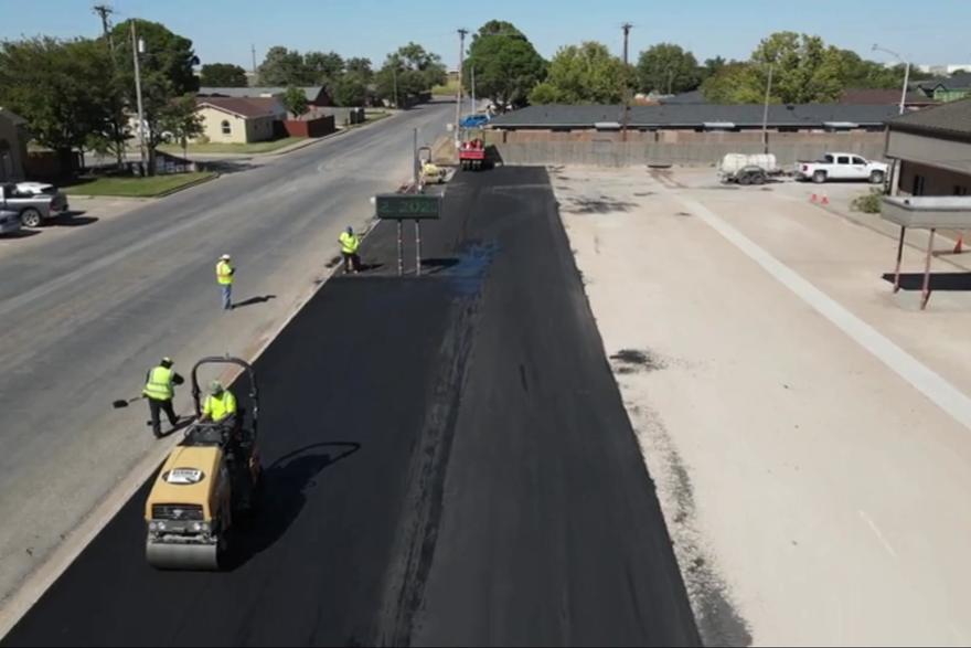 Asphalt Paving work by Bermea Construction