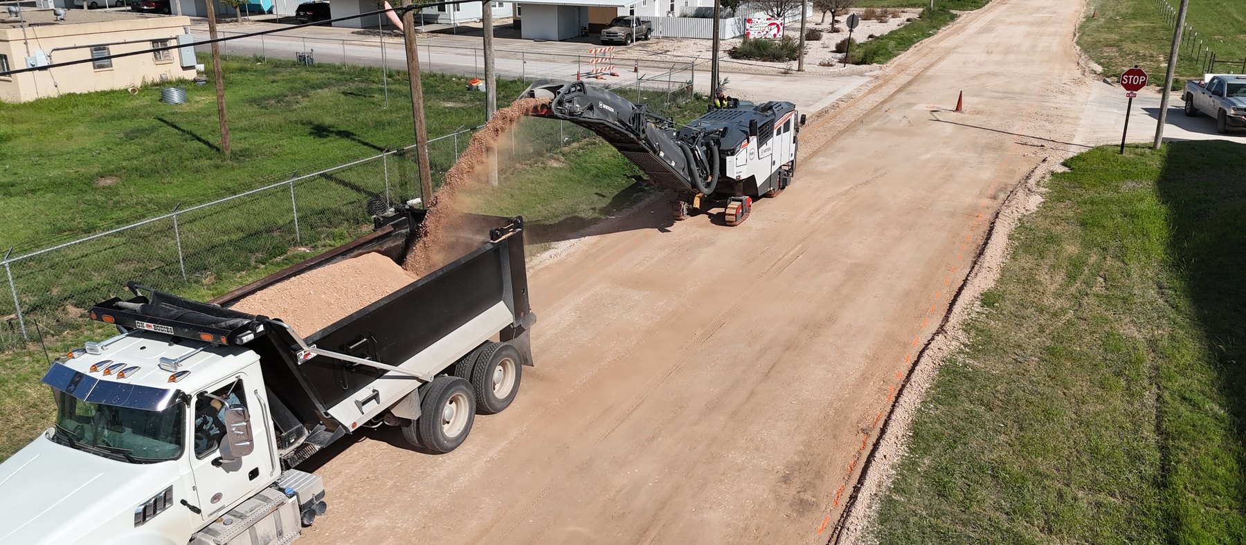 Asphalt Milling work performed by Bermea Construction
